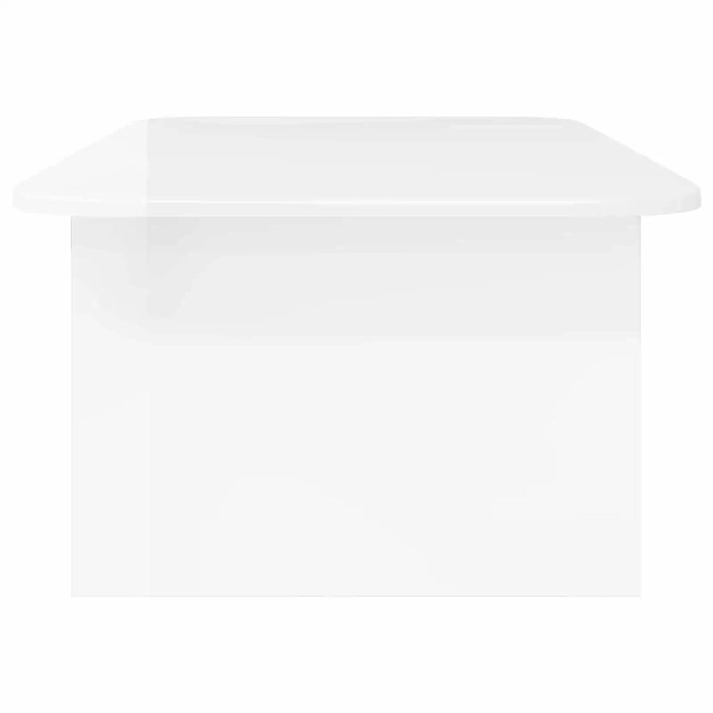 Tavolino da salotto Bianco Lucido 93 x 53 x 33 cm 891144