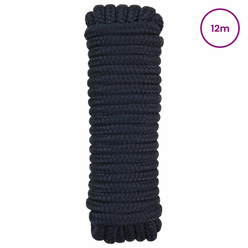 Corda da Barca 12 m 2 Blu Reale Poliestere 42029806