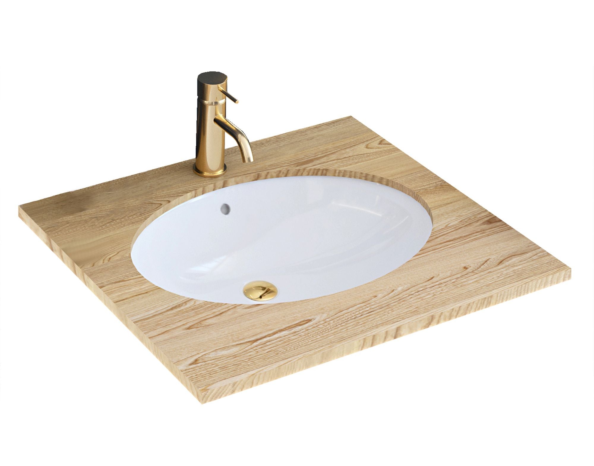 Lavabo Sottopiano Rea Nel White