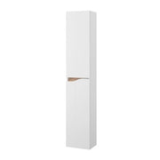 Pensile bagno sospeso 160 cm bianco e quercia Sumya