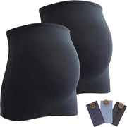 Set di allungamento per la pancia e la maglia per gravidanza - 3 pezzi di allungatori per jeans per ausilio per donne in gravidanza - accessori di moda elastici