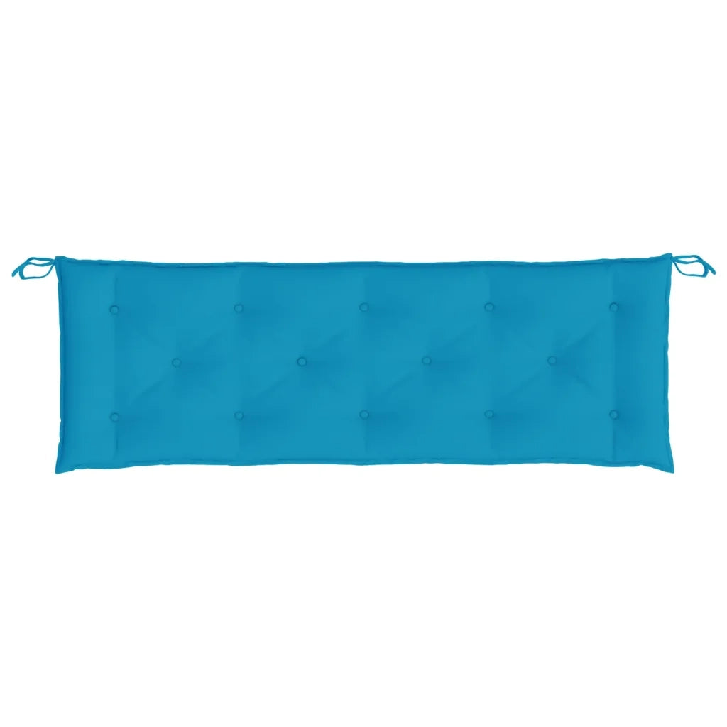 Cuscini per Panca 2 pz Azzurri 150x50x7 cm in Tessuto Oxford 361701