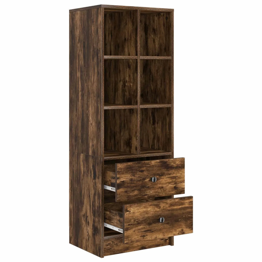Credenza con cassetto Rovere fumé 45,5 x 34 x 127 cm 869366