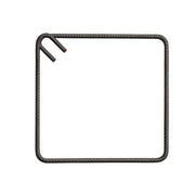 Staffa chiusa antisismica armatura ferro 35 x 35 cm strutture cemento 1 pezzo