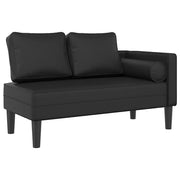 Sdraio con Cuscini Nero in Similpelle CFW8401237