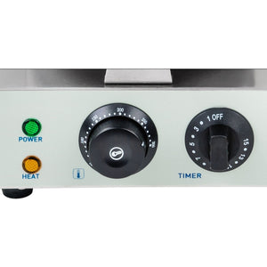 Macchina per waffle tonda doppia professionale Tonda Teflon potenza 2 x 1 300 watt 3614060