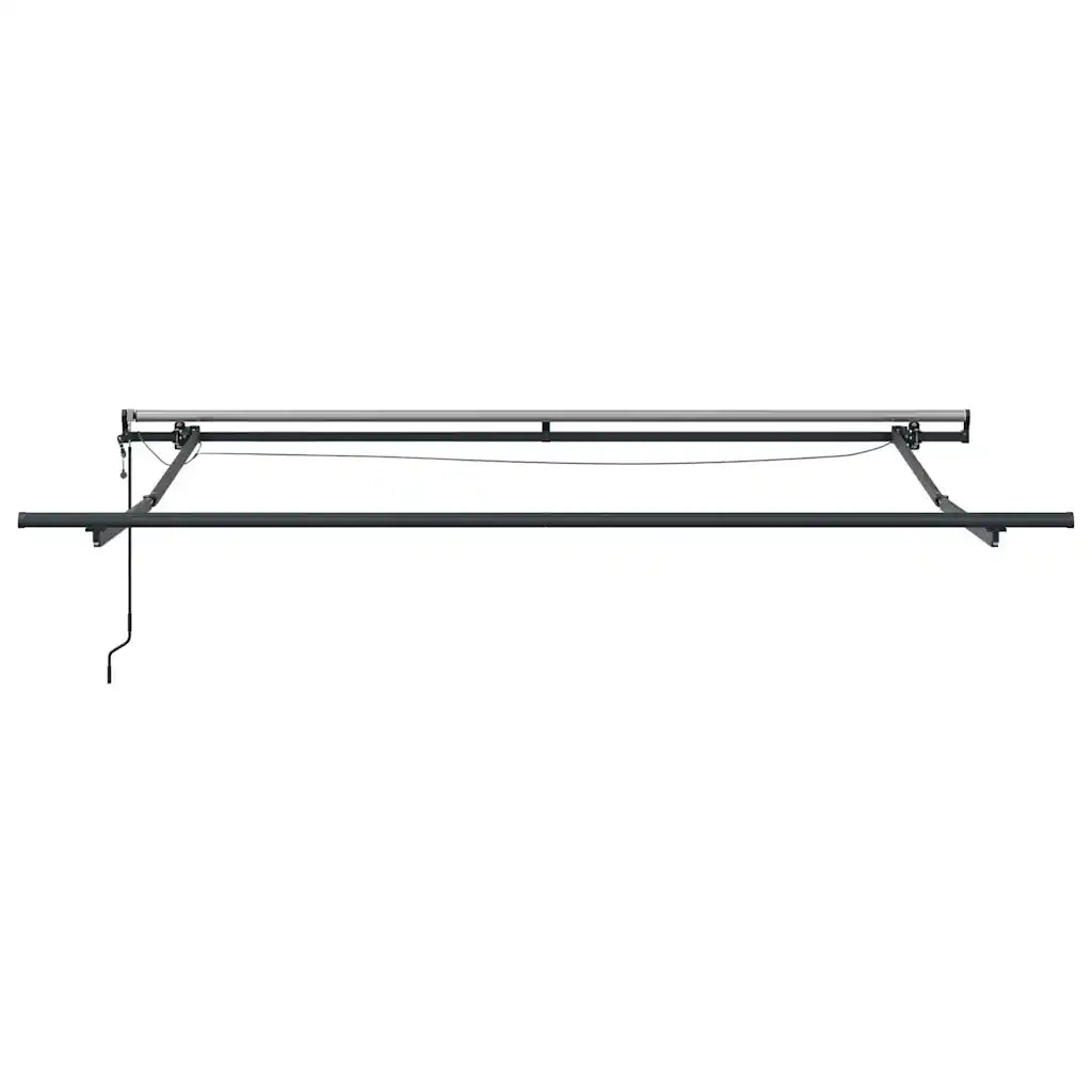 vidaXL Tenda Retrattile Automatica LED Antracite e Bianco 300x250 cm