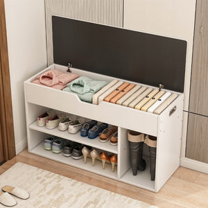 Scarpiera Bianca 80x30x44 cm Ideale per Ingresso