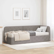 Cornice del letto ad angolo Talpa 80 x 200 cm Tessuto 3394034