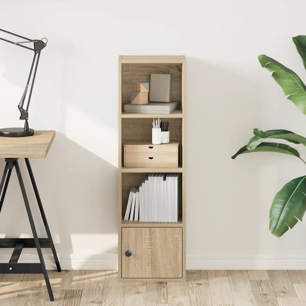 Libreria Rovere Sonoma 31x24x102 cm in Legno Multistrato 860339