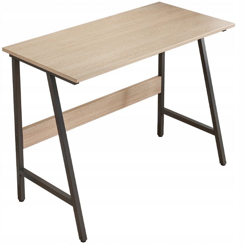 Scrivania Scolastica Moderna 100 cm – Stile Industriale in Rovere Chiaro