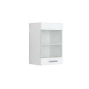 Vicco Pensile universale Bianco lucido 40 cm con anta in vetro
