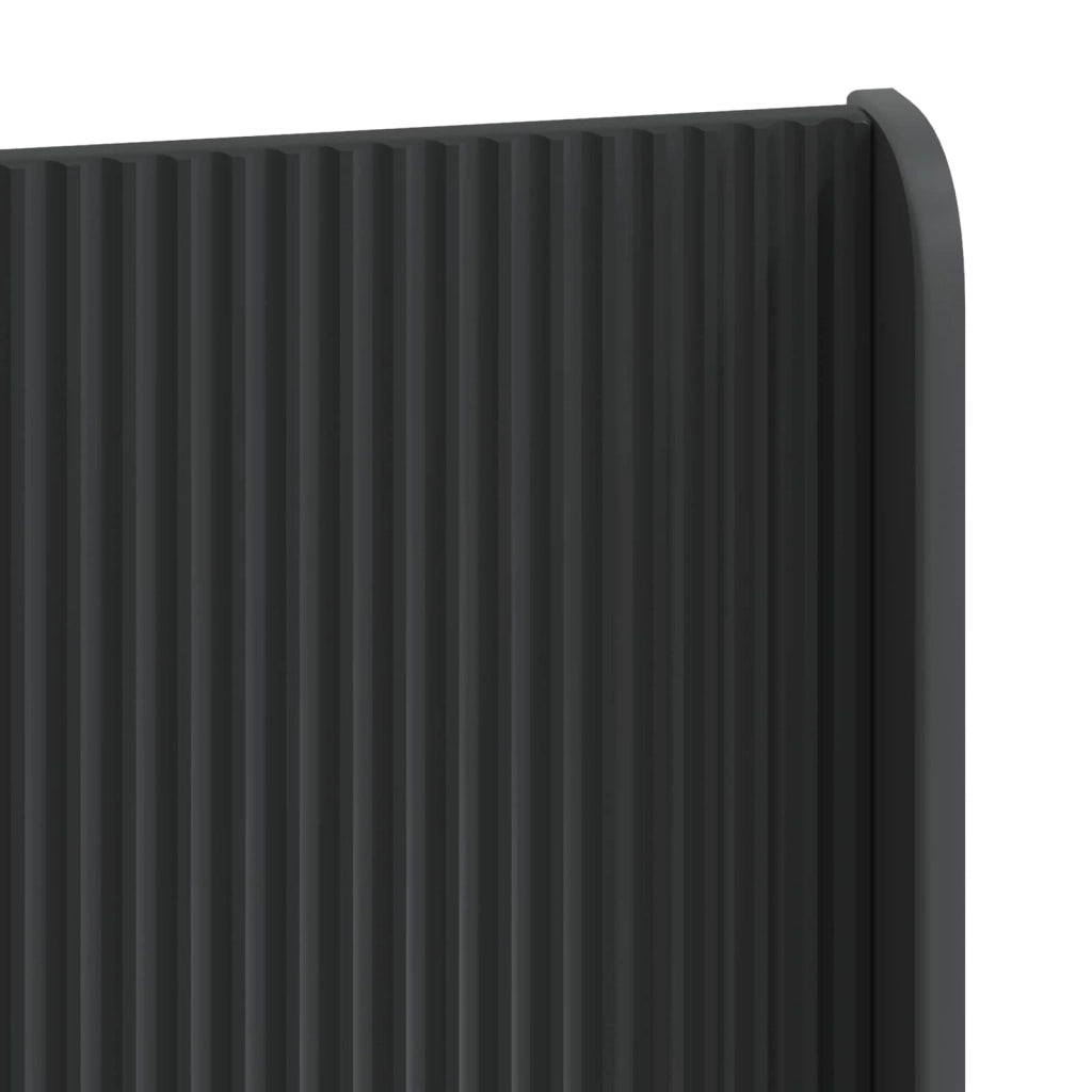 Struttura del letto con stoccaggio e testata Nero 90 x 200 cm 3414336