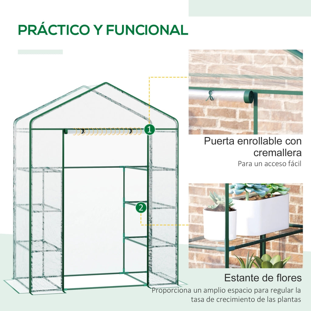 Serra Giardino 4 Livelli ¨C zephmum ¨C Acciaio 143x73x195 cm
