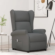 Poltrona Alzapersona in Tessuto Grigio Scuro 289731