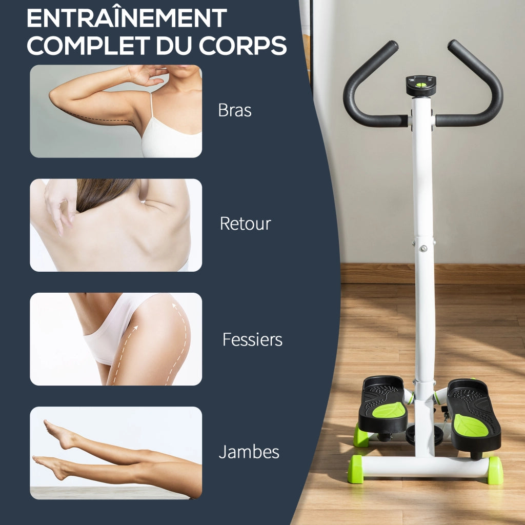 Stepper Fitness ¨C zephmum ¨C Bianco, Verde, Nero