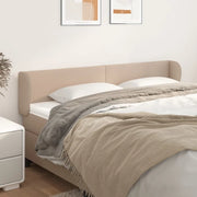 Testiera ad Orecchio-Testata con Orecchie Cappuccino 203x23x78/88 cm in Similpelle 202076