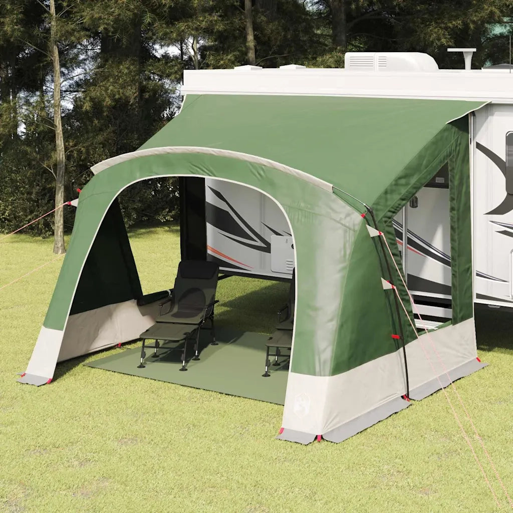 Tenda da Carovana per 5 Persone-Tenda per Famiglie Verde 410 x 275 x 245 cm