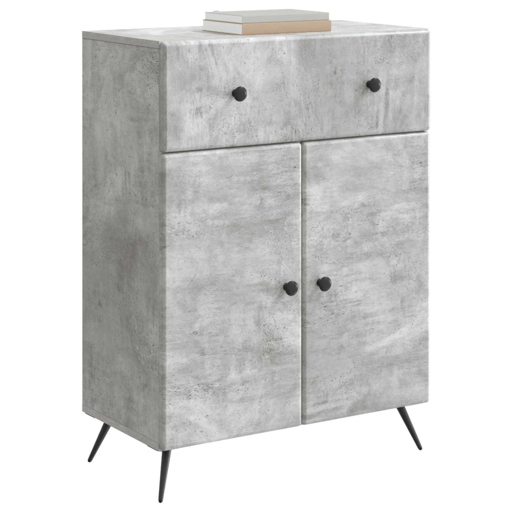 Credenza Grigio Cemento 66 x 34,5 x 90 cm Legno ingegnerizzato 895558