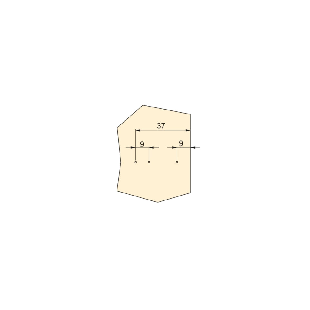 Emuca Pistone ammortizzatore per ante Mildy, Chiusura soft, Plastica, Nichel opaco, 10 u.