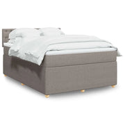 Giroletto a Molle con Materasso Tortora 140x200 cm in Tessuto 3289797