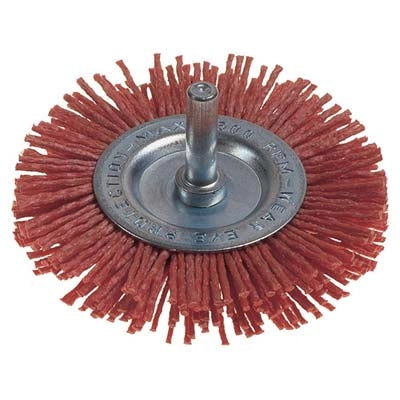 SPAZZOLA FIBRA CIRCOLARE + GAMBO PG  497.20 MM 100 GRANA 150 G.MM 6