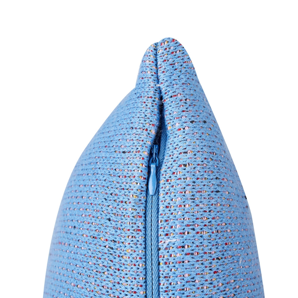 Set di 2 cuscini decorativi per bambini in cotone blu 45 x 45 cm con motivo a riccio Accessorio per la camera da letto dei bambini