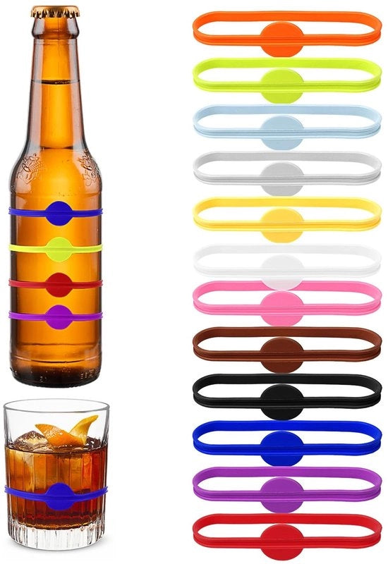 24 Stuks Calici di Plastica con Marcature per Feste