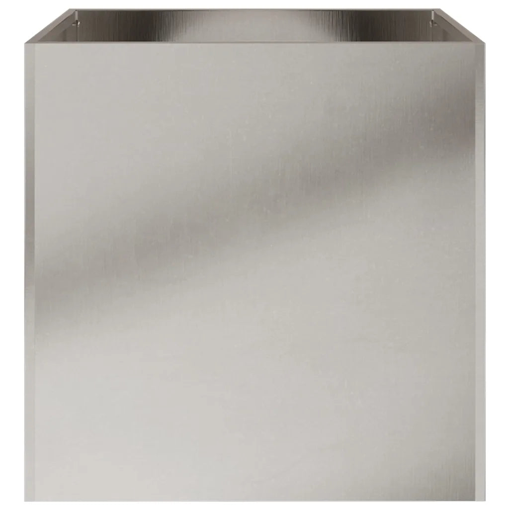 Fioriera Argento 42x40x39 cm in Acciaio Inox