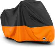 Cappotto per scooter esterno Orangemateriali - Cappotto scooter acqua e polvere resistente UV con fessura per cavo impermeabile tessuto Oxford XL 220cmx105cmx125cm