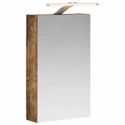 Mobiletto per specchio da Bagno | Armadio da bagno Rovere fum¨¦ 30 x 10,5 x 50 cm