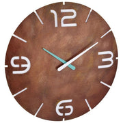 TFA-Dostmann 60.3536.08 wall/table clock Parete Quartz clock Rotondo Marrone, Bianco