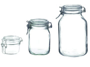 VASO VETRO FIDO ERMETICO- - ø mm.106 ml.750 - 6 pezzi BORMIOLI