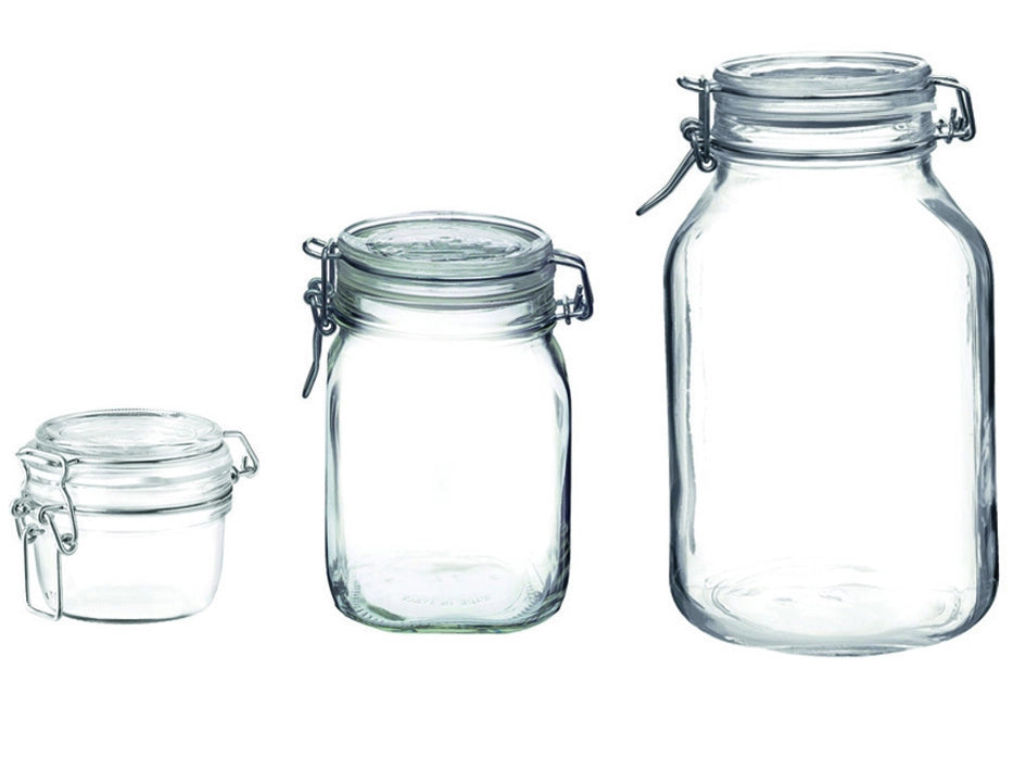 VASO VETRO FIDO ERMETICO- - ø mm.106 ml.750 - 6 pezzi BORMIOLI