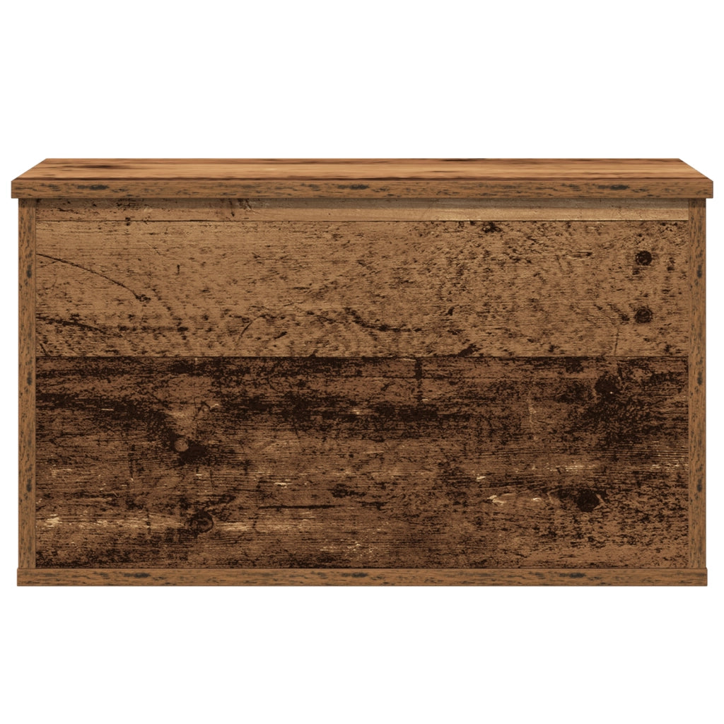 Cassa da Stoccaggio in Legno Vintage 60x35x35 cm in Legno Ingegnerizzato