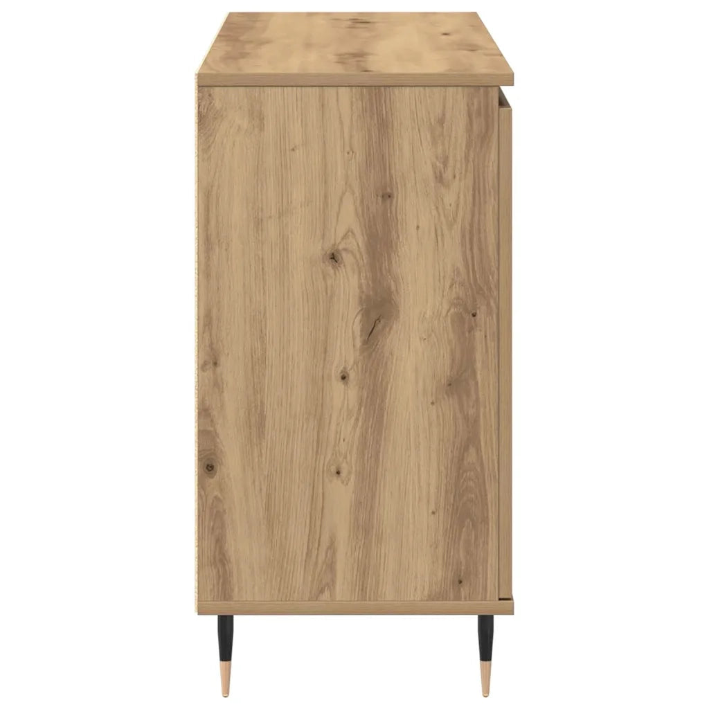 Credenza con cassetto Rovere artigianale 101,5 x 35 x 70 cm 862146