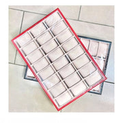 Trade Shop - Scatola Porta Orologi 24 Posti Organizer Grande Uomo Elegante -