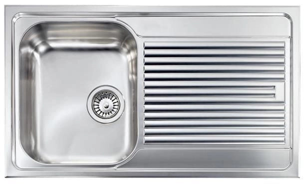 CM Zenith plus 86 x 50 1V Lavello montato su piano Rettangolare Acciaio inossidabile