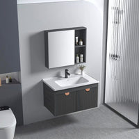 Set Di Mobili Da Bagno Con Lavabo Mario 60cm Grey