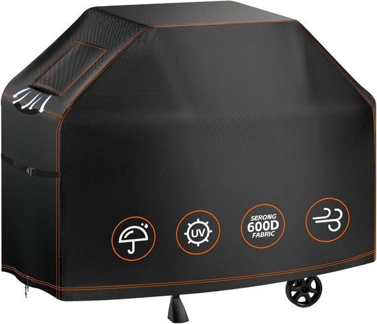 Barbecue copribarbe - resistente al tempo e UV - 1 pezzo - 135 x 61 x 110 cm