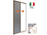 ZANZARIERA A RULLO LATERALE STRUTTURA IN ALLUMINIO COLORE MARRONE  cm.160x250h.    SANGIORGIO