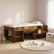 Telaio del letto con storage Rovere Fumo 98.5 x 200 cm 3422615