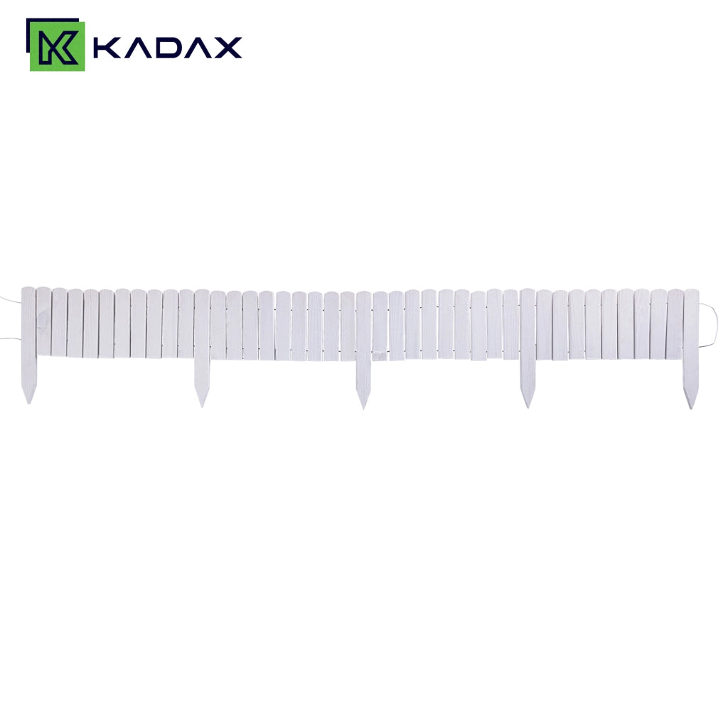 KADAX Płotek rabatowy drew L200 h20 biały K17397
