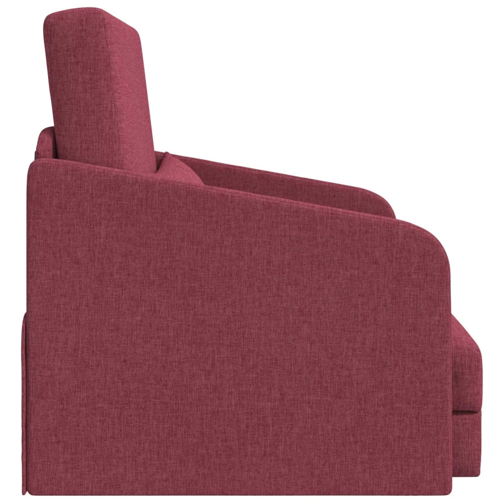 Divano letto Rosso Vino 65 x 80 x 83 cm Tessuto 4106640