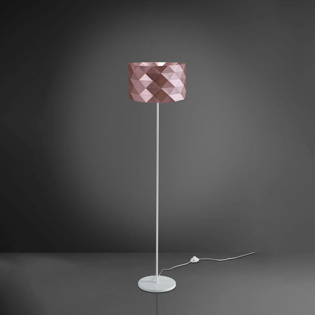 Piantana Moderna Prisma Polilux ® Pink Metal E Metallo 1 Luce E27
