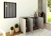 Madia 3 Ante 130x40x83 cm Lumina Cashmere