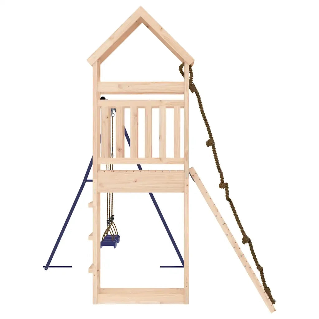 Set da Gioco da Esterno in Legno Massello di Pino 3156904