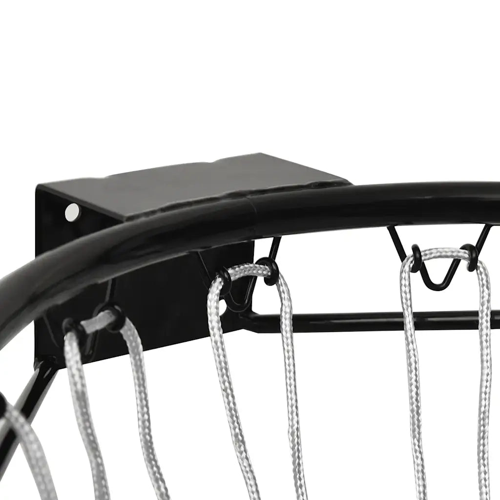 Canestro da Basket Nero 39 cm Acciaio CFW8156391