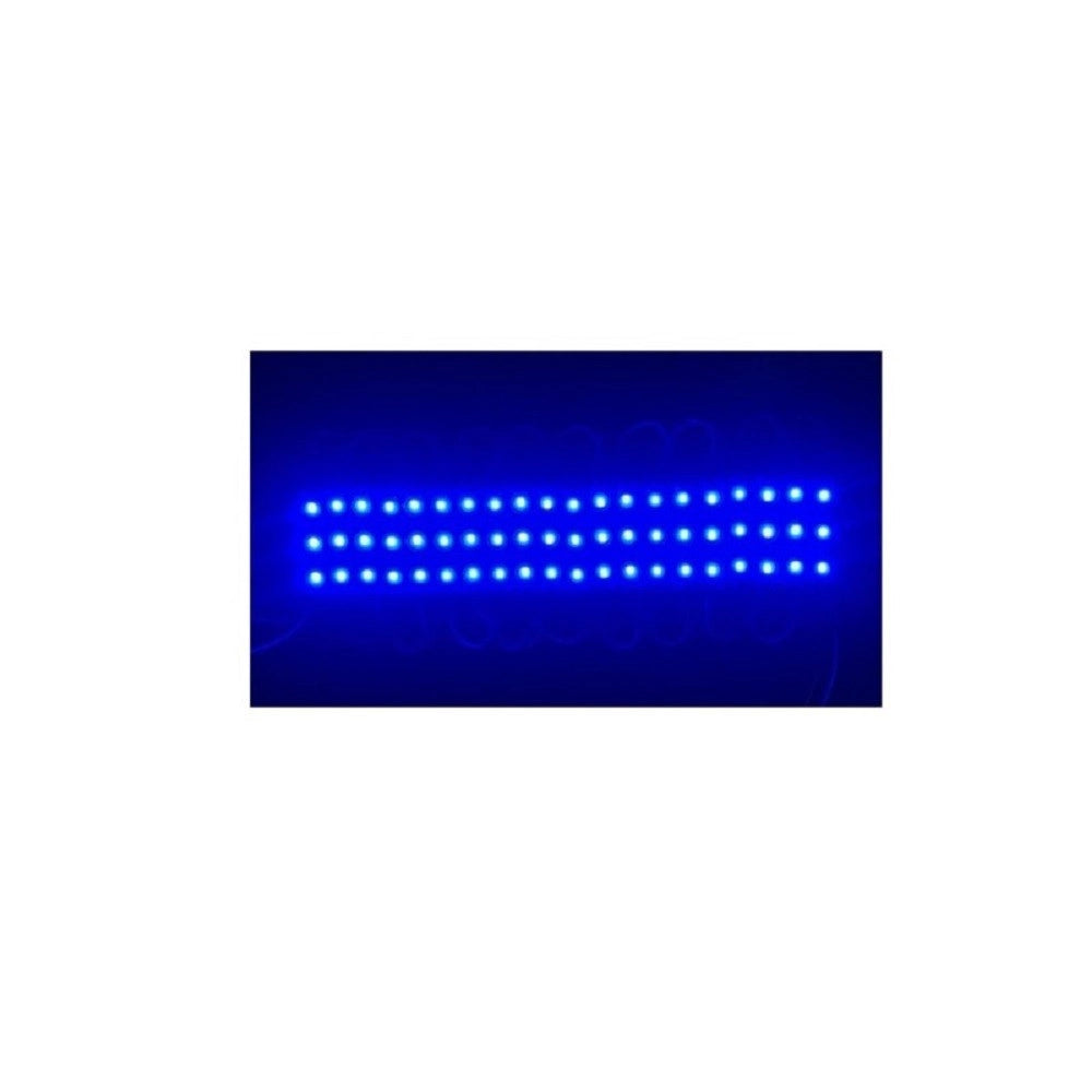 Trade Shop - Modulo Led 12v 2835 20 Strisce 3 Led Insegne Tabelle Vari Colori Luce 2835-12v-3 - -blu      -