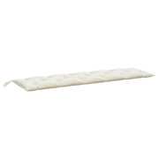 Cuscino Panca | Cuscini per sedie da Giardino Crema M¨¦lange 180x50x7 cm in Tessuto